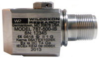 Model 787-500-IS Low-Frequency Intrinsically Safe Accelerometer
